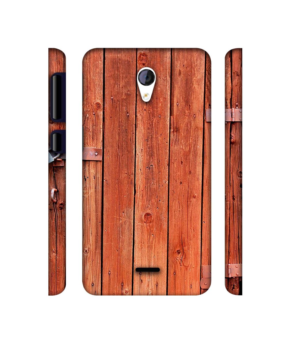 Amazon Brand - Solimo Designer Wooden Door 3D Printed Hard Back Case Mobile Cover for Micromax Canvas Unite 2 A106