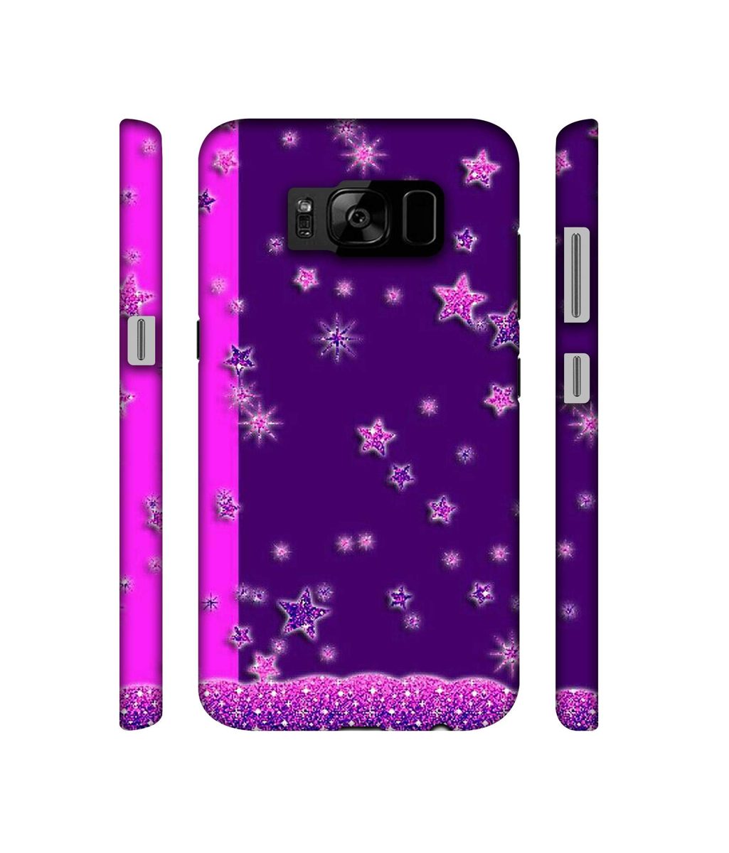 Amazon Brand - Solimo Designer Sparkling Stars 3D Printed Hard Back Case Mobile Cover for Samsung Galaxy S8 Plus