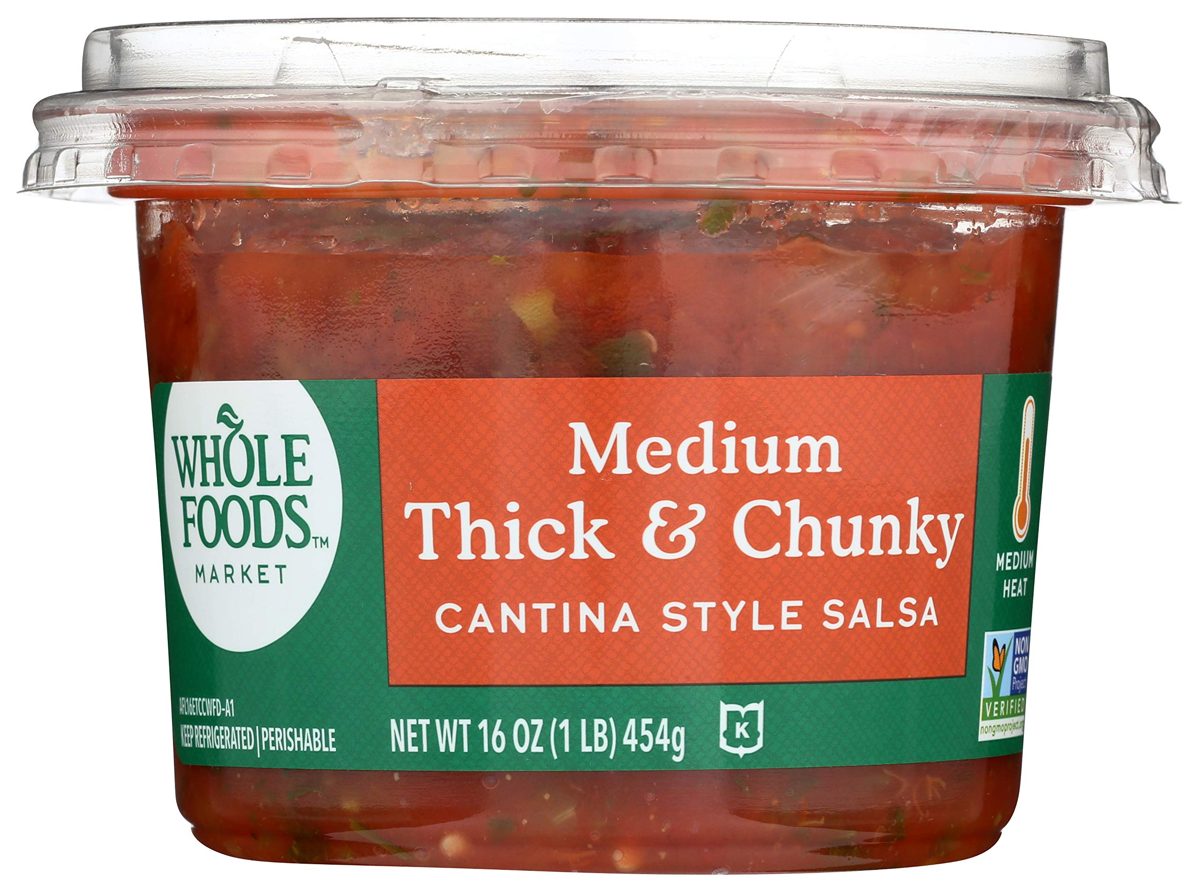 Whole Foods Market, Salsa Medium Cantina Style, 16 Ounce