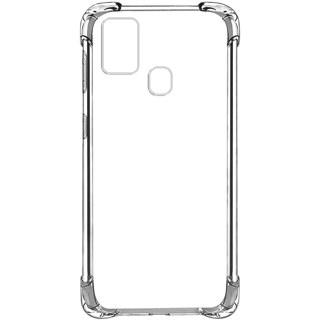 Amazon Brand - Solimo Mobile Cover (Soft & Flexible Shockproof Back Case with Cushioned Edges) for Samsung Galaxy M31 (Transparent)