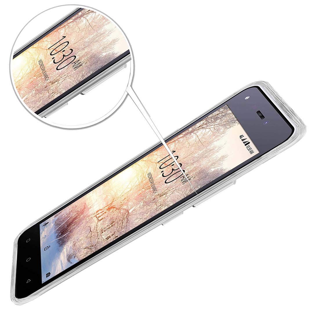 Amazon Brand - Solimo Mobile Cover for Karbonn Aura Power 4G Plus (Soft & Flexible Back Case), Transparent