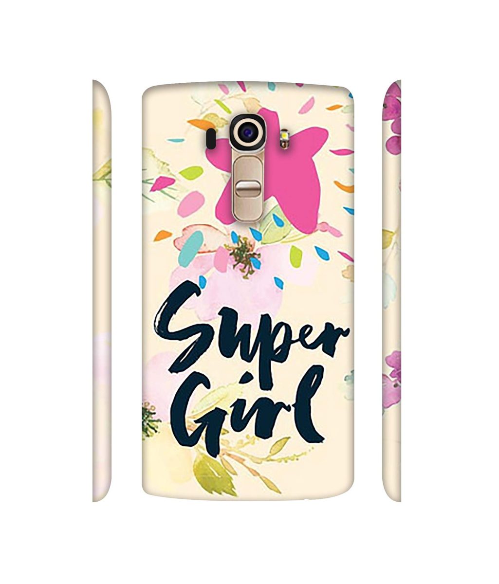 Amazon Brand - Solimo Designer Super Girl 3D Printed Hard Back Case Mobile Cover for LG G4