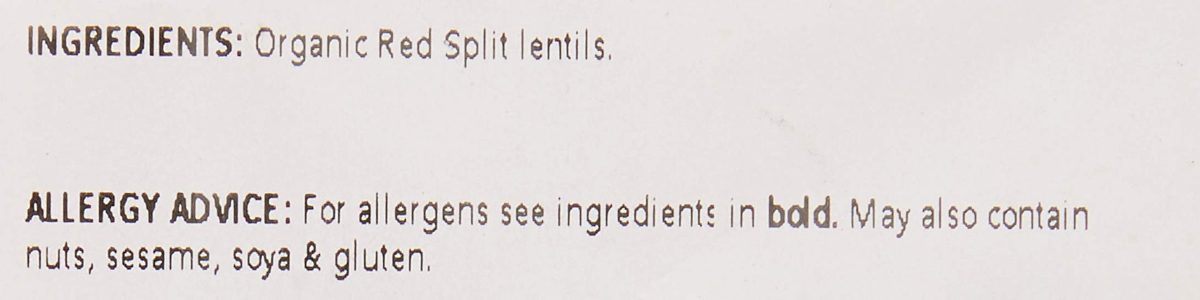 Whole Foods Market Organic Red Split Lentils, 500 g