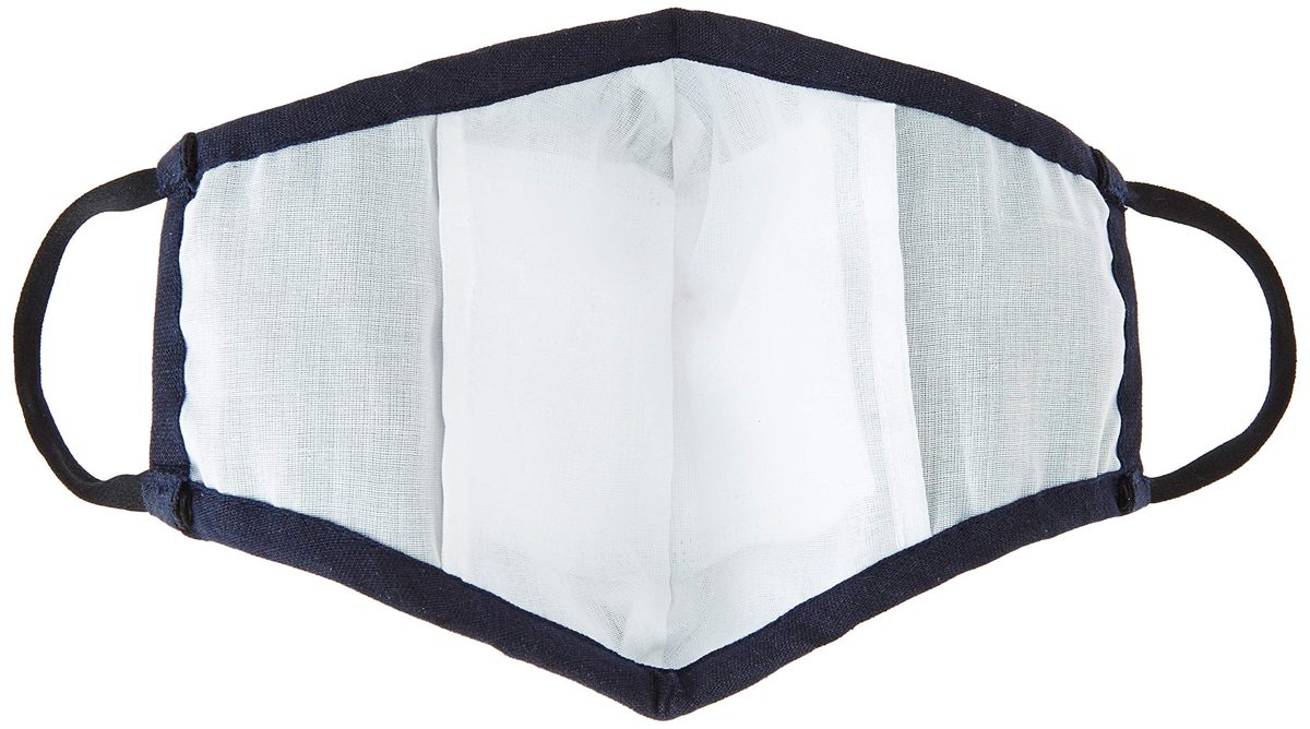 Amazon Brand - Solimo Reusable N99 Anti-Pollution Mask with 2 Filters, Large