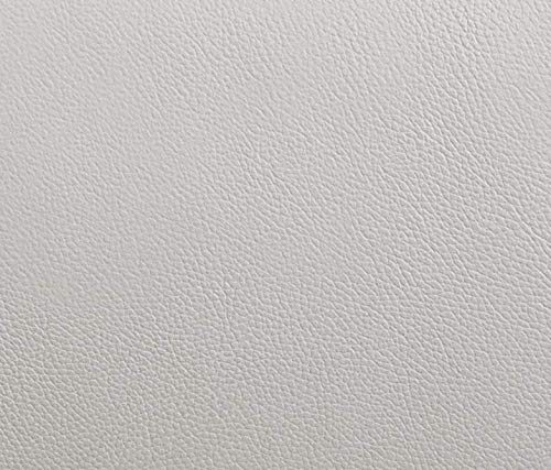 Amazon Brand - Alkove Modena Hand-Crafted Leather Sofa, 3 Seater Plus, 100 x 217 x 82cm, Mineral