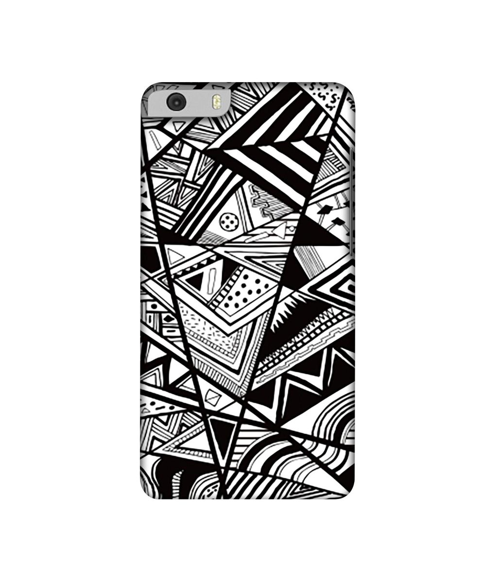 Amazon Brand - Solimo Designer Random Pattern 3D Printed Hard Back Case Mobile Cover for Micromax Canvas Knight 2 E471