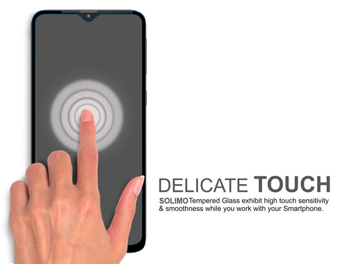 Amazon Brand - Solimo Samsung Galaxy M10 Full Body Tempered Glass