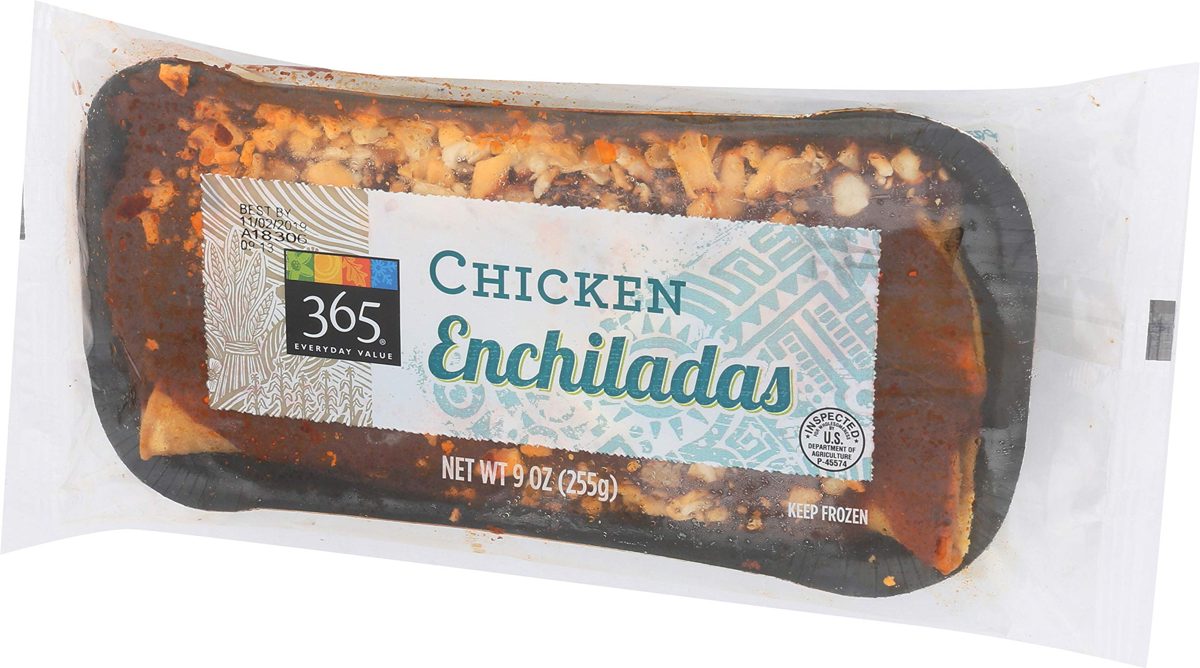 365 Everyday Value, Cheese Enchiladas, 9 oz, (Frozen)
