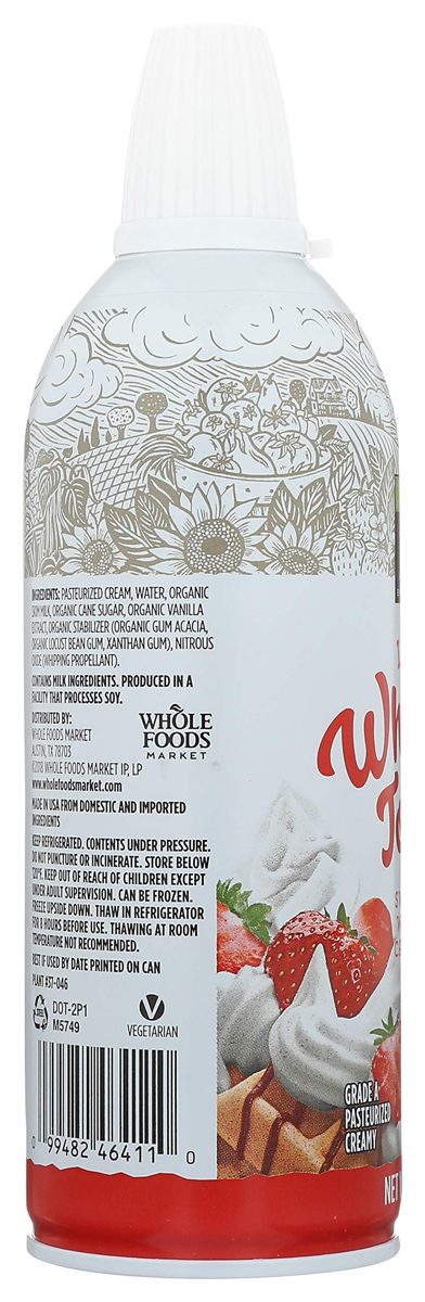 365 Everyday Value, Real Dairy Whipped Cream, 7 oz