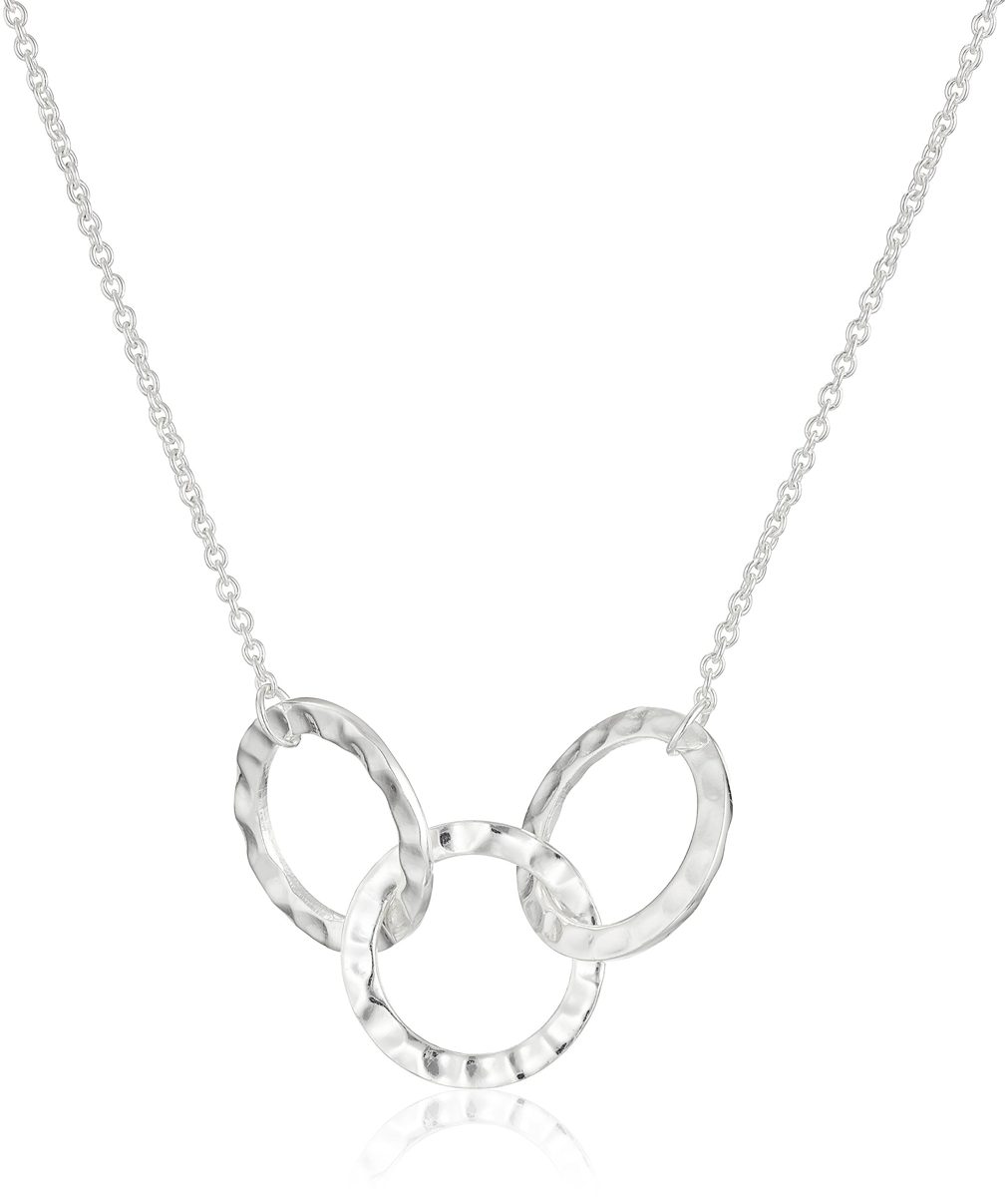 [Find] Amazon Collection Sterling siruba-suri-ringupendantonekkuresu, 18 "