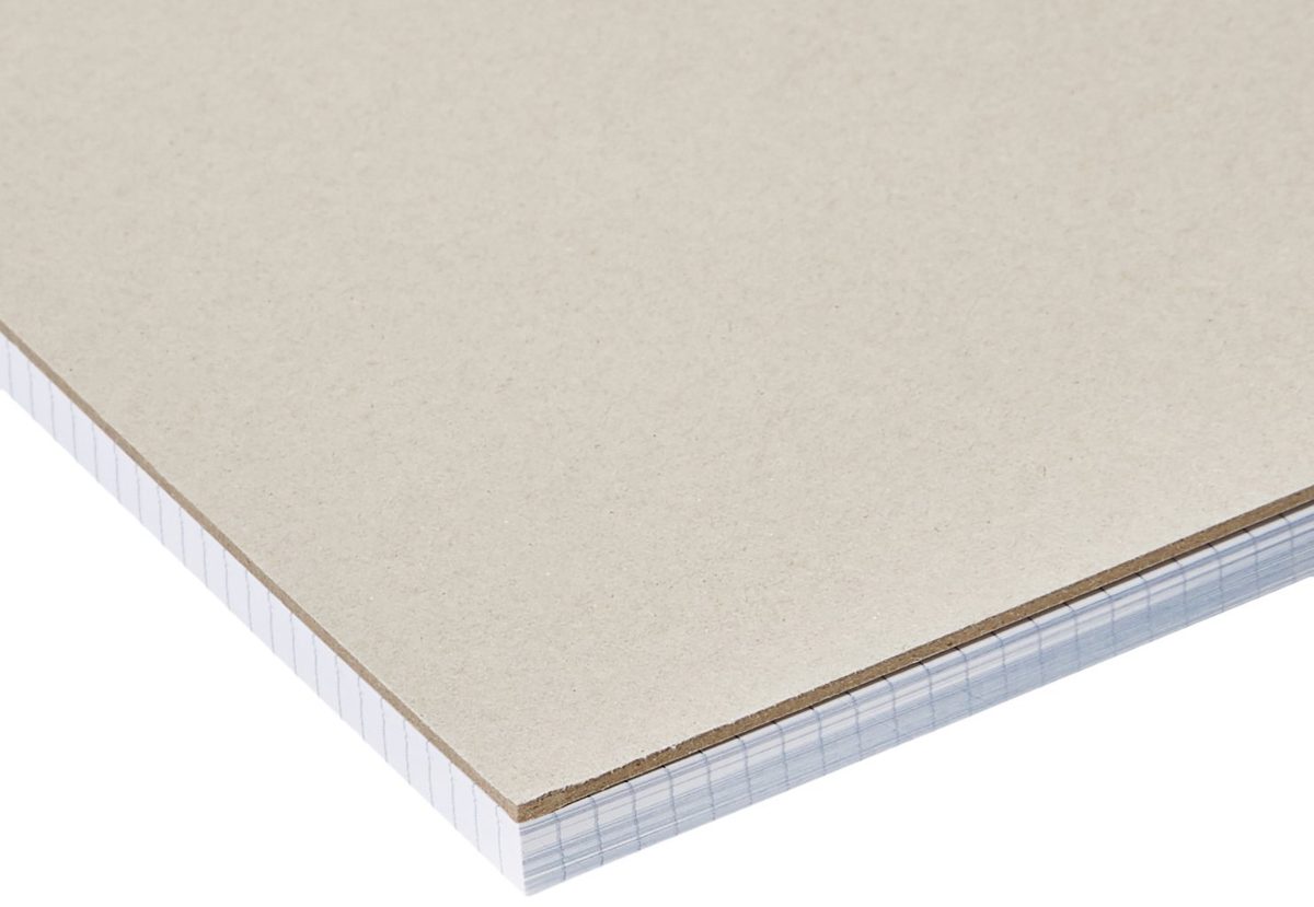 AmazonBasics Paper Pad - Quad-Ruled, 8.5 Inch x 11.75 Inch, 2-Pack