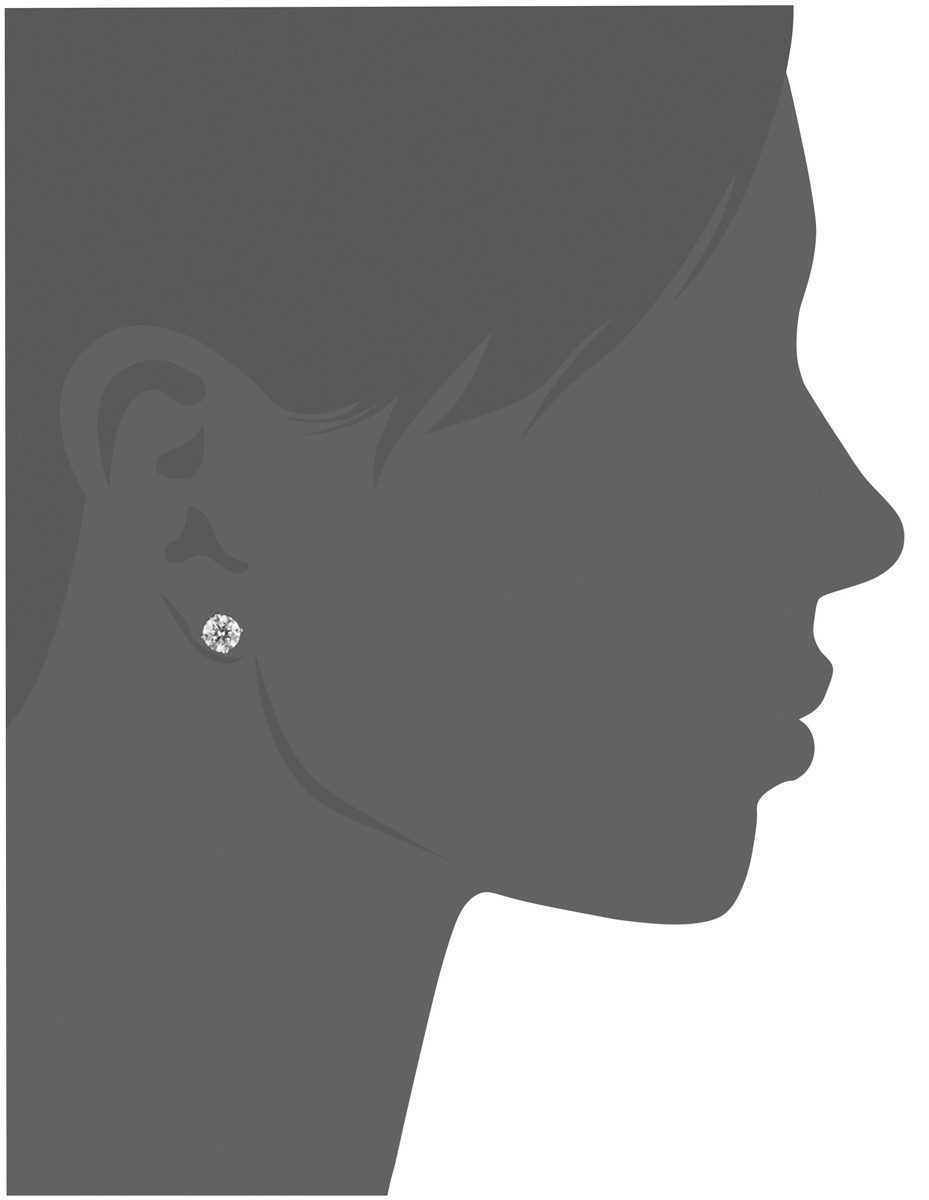 IGI Certified 18k White Gold Lab Created Diamond Stud Earrings (2 cttw, G-H Color, VS1-VS2 Clarity)
