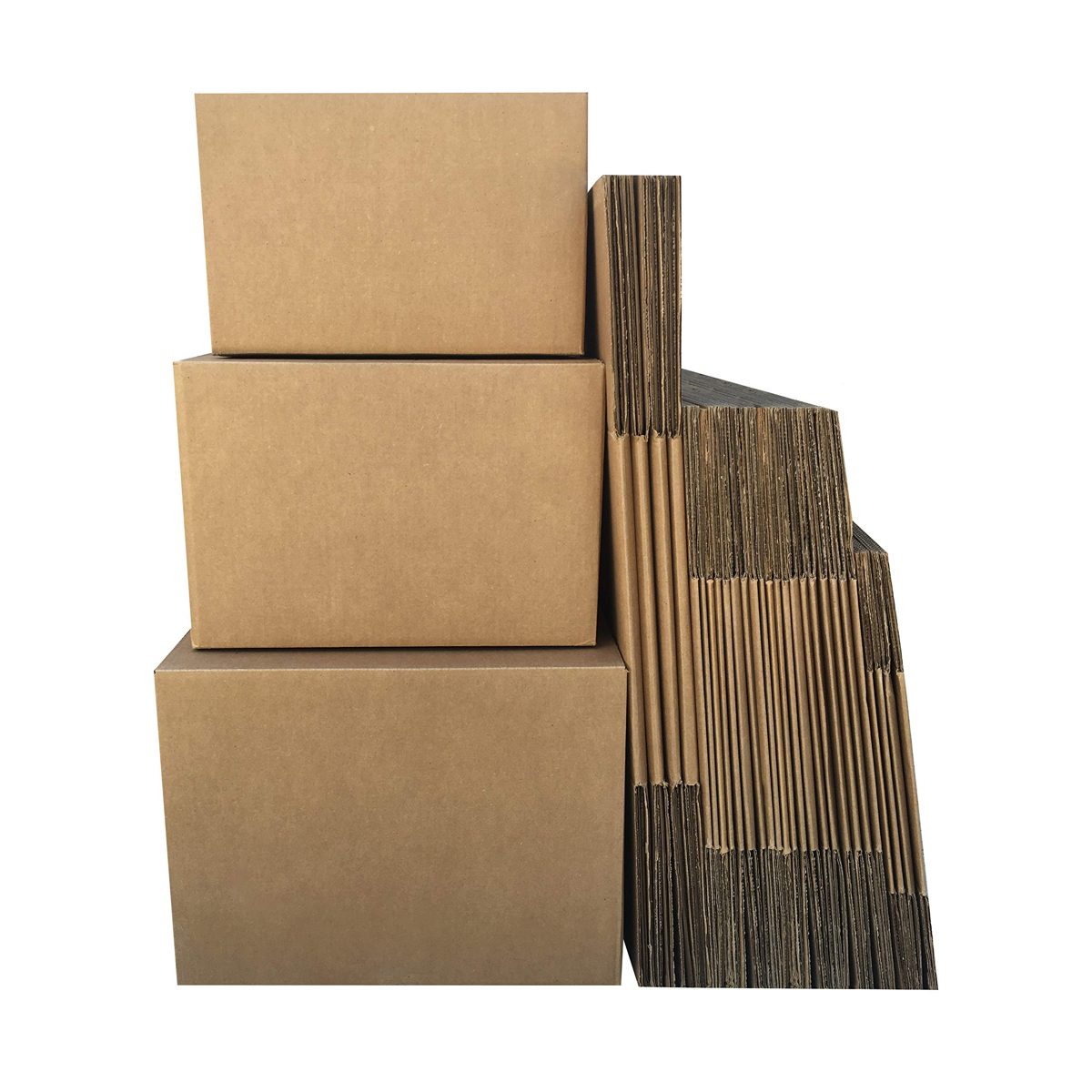 AmazonBasics Moving Boxes - Small/Medium/Large Bundle, 30-Pack