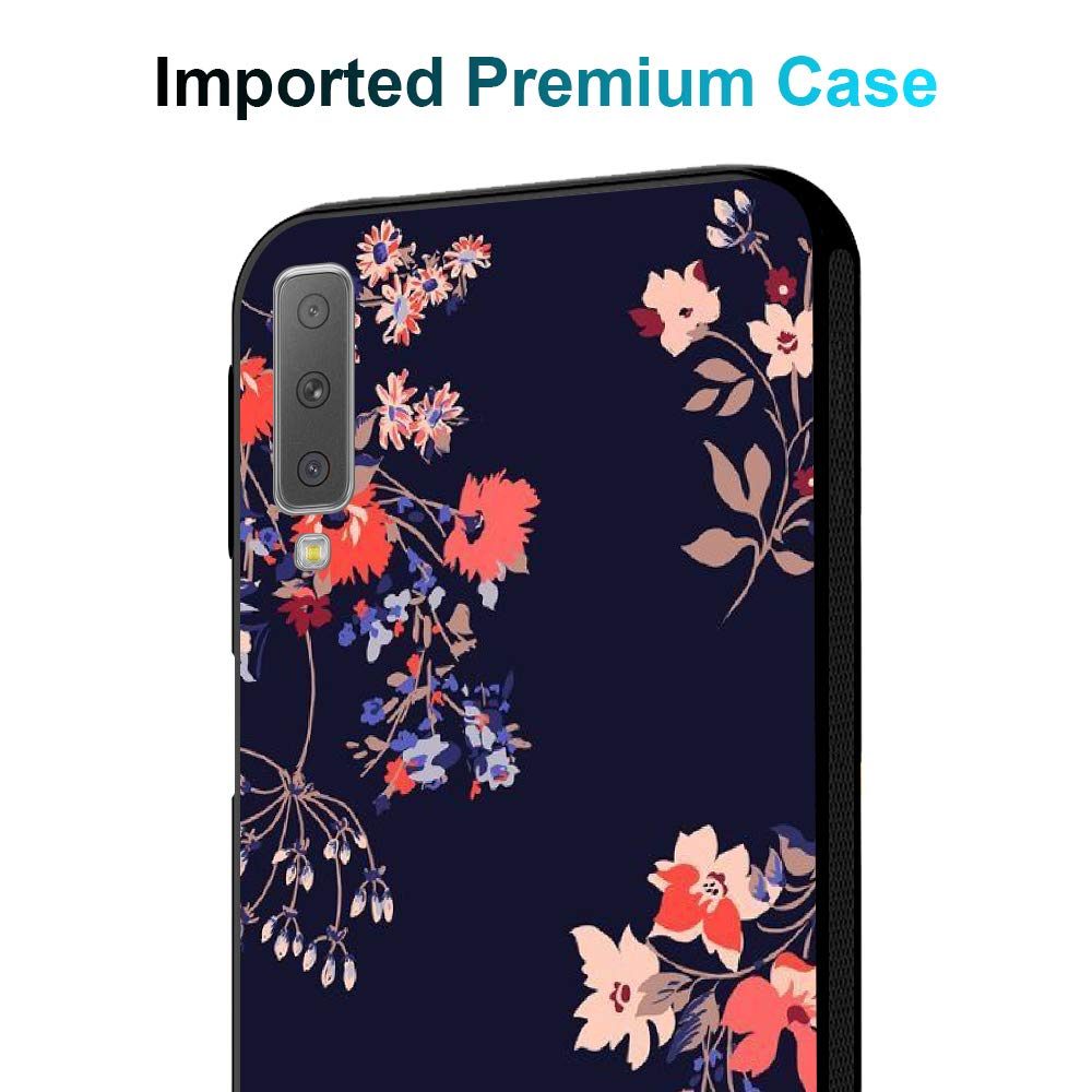Amazon Brand - Solimo Designer Floral Printed Hard Back Case Mobile Cover for Samsung Galaxy A7 (2018) (D1150)