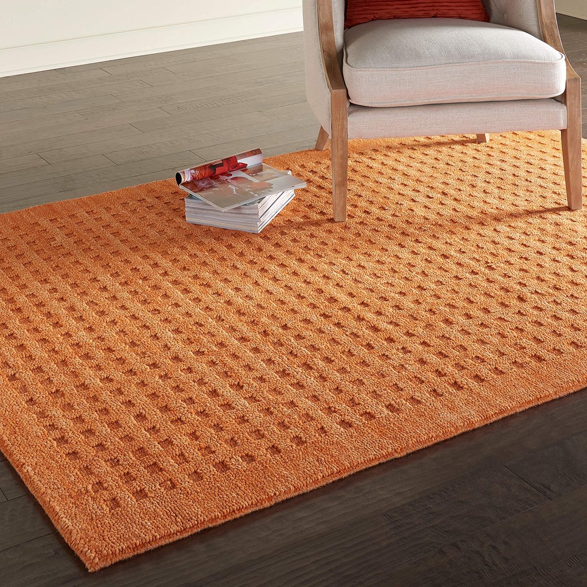 An Amazon Brand - Movian Kriva - Rectangle Rug - Plain - 69" L x 45" W