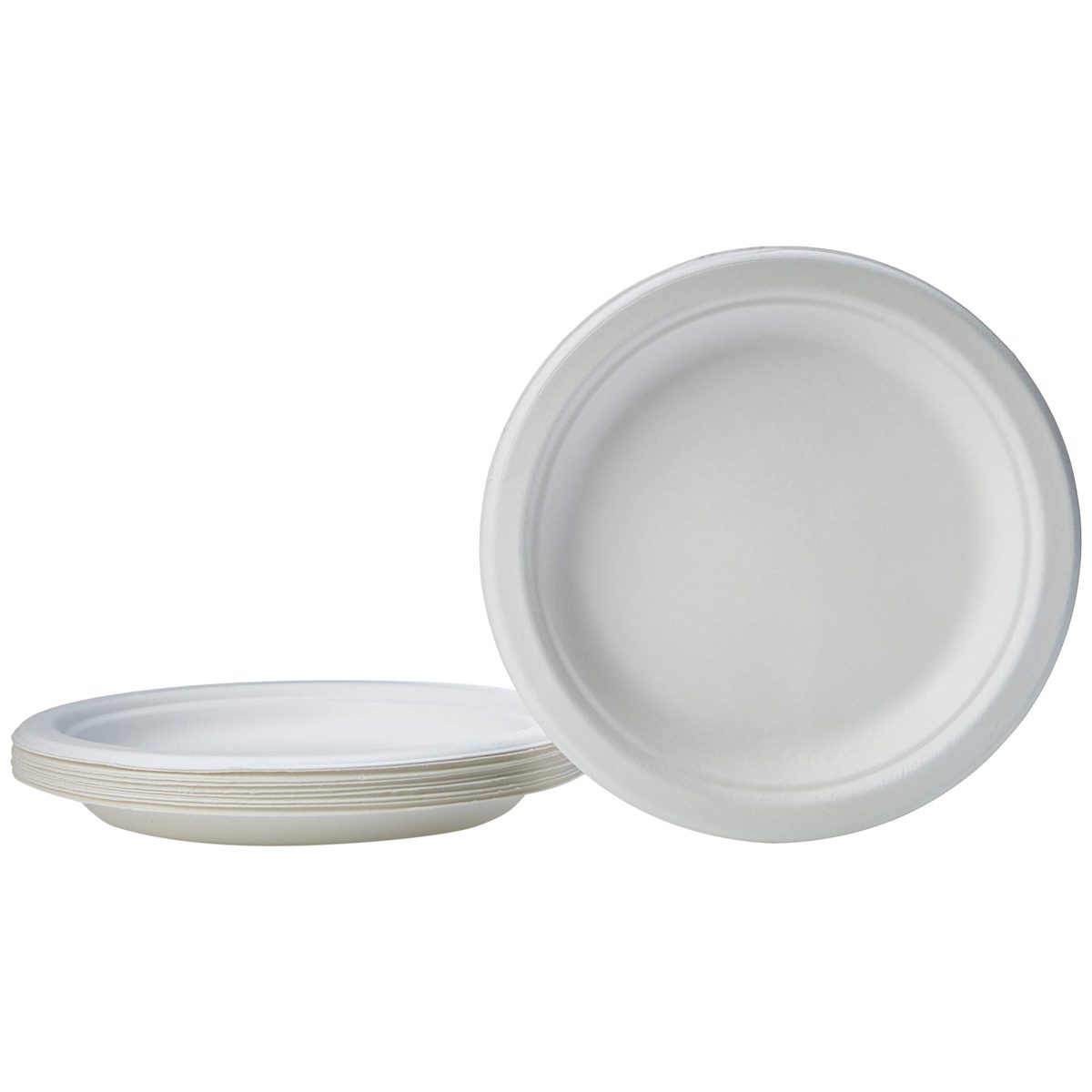 AmazonBasics Compostable Plate, 6-Inches, Pack of 500