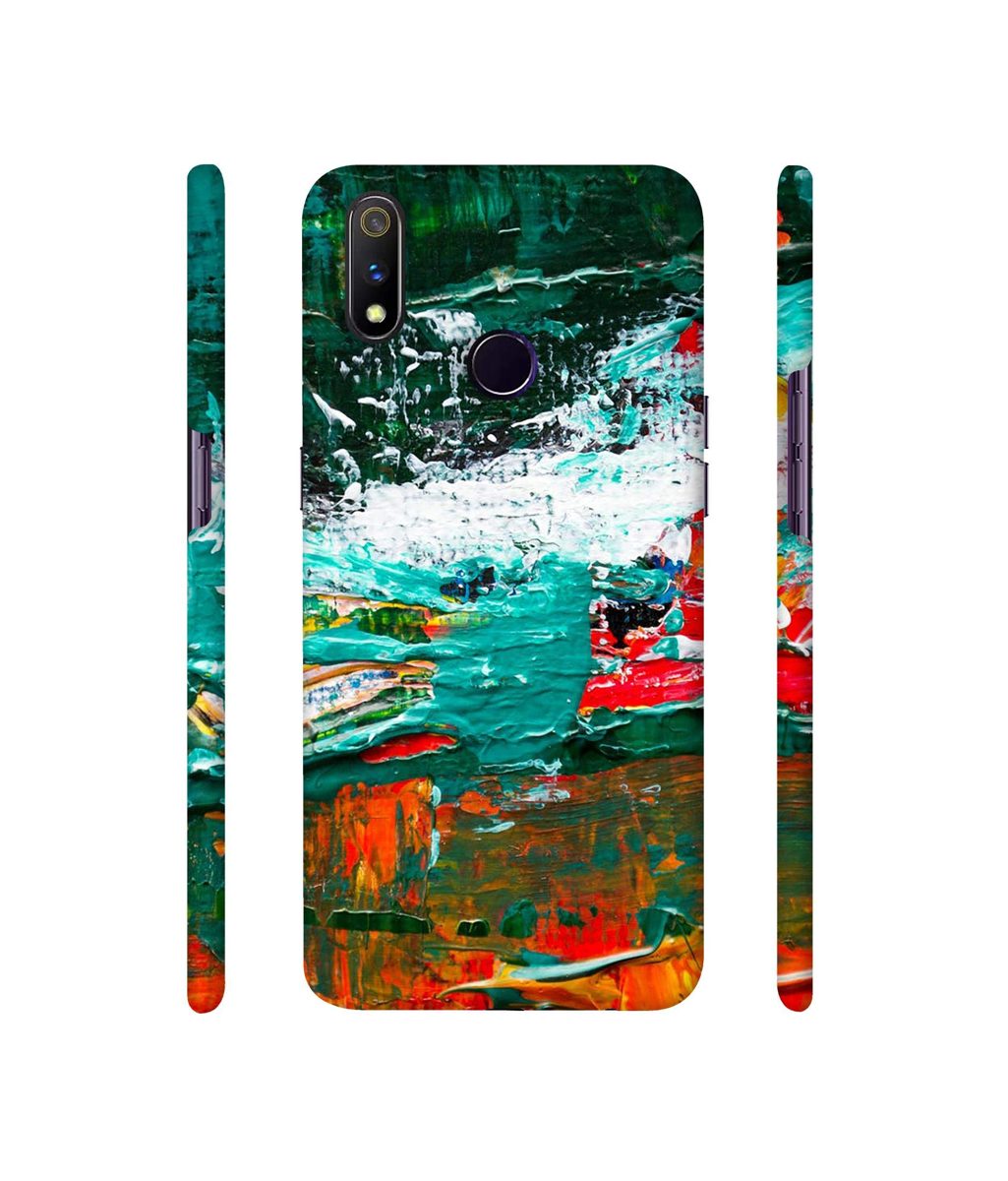 Amazon Brand - Solimo Designer Multicolor Glass Color 3D Printed Hard Back Case Mobile Cover for Realme 3 Pro