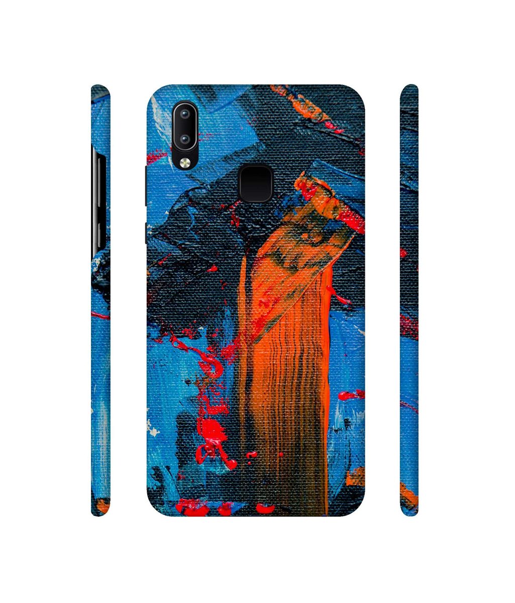 Amazon Brand - Solimo Designer Brush Texture 3D Printed Hard Back Case Mobile Cover for Vivo Y95