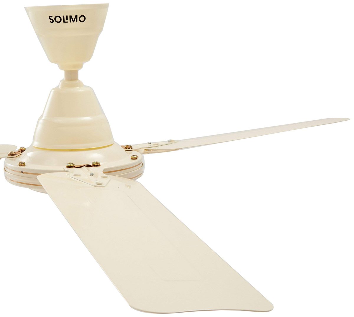 (Renewed) Amazon Brand - Solimo Swoosh 1200mm Ceiling Fan (Ivory)