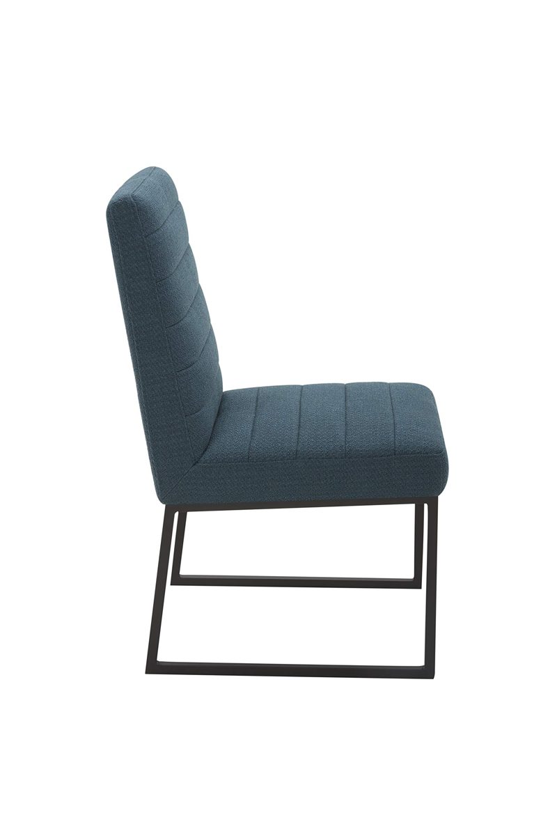Amazon Brand – Rivet Decatur Modern Upholstered Dining Chair, 21"W, Set of 2, Juniper
