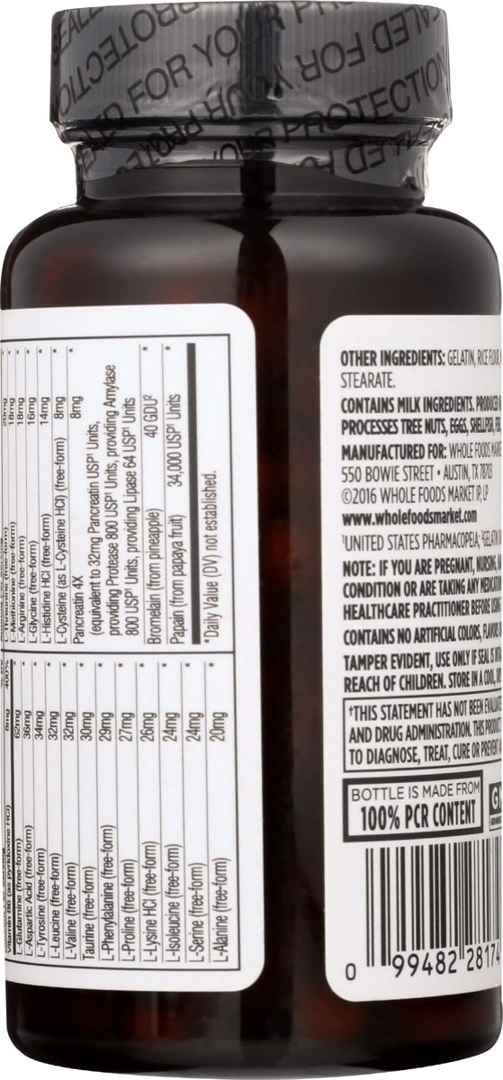 WHOLE FOODS MARKET Amino Essentials, 100 CT