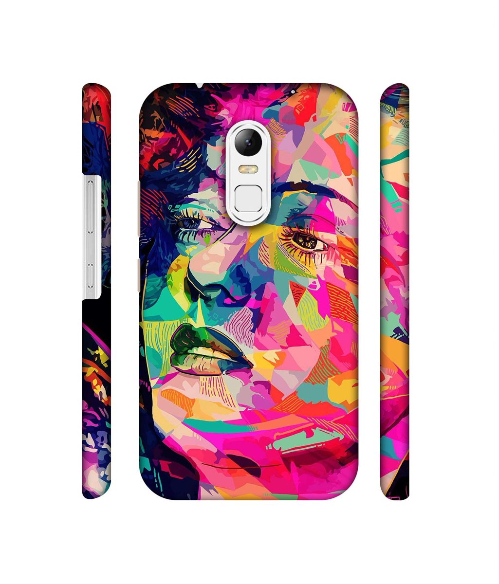 Amazon Brand - Solimo Designer Multicolor Lady Vector 3D Printed Hard Back Case Mobile Cover for Lenovo Vibe X3