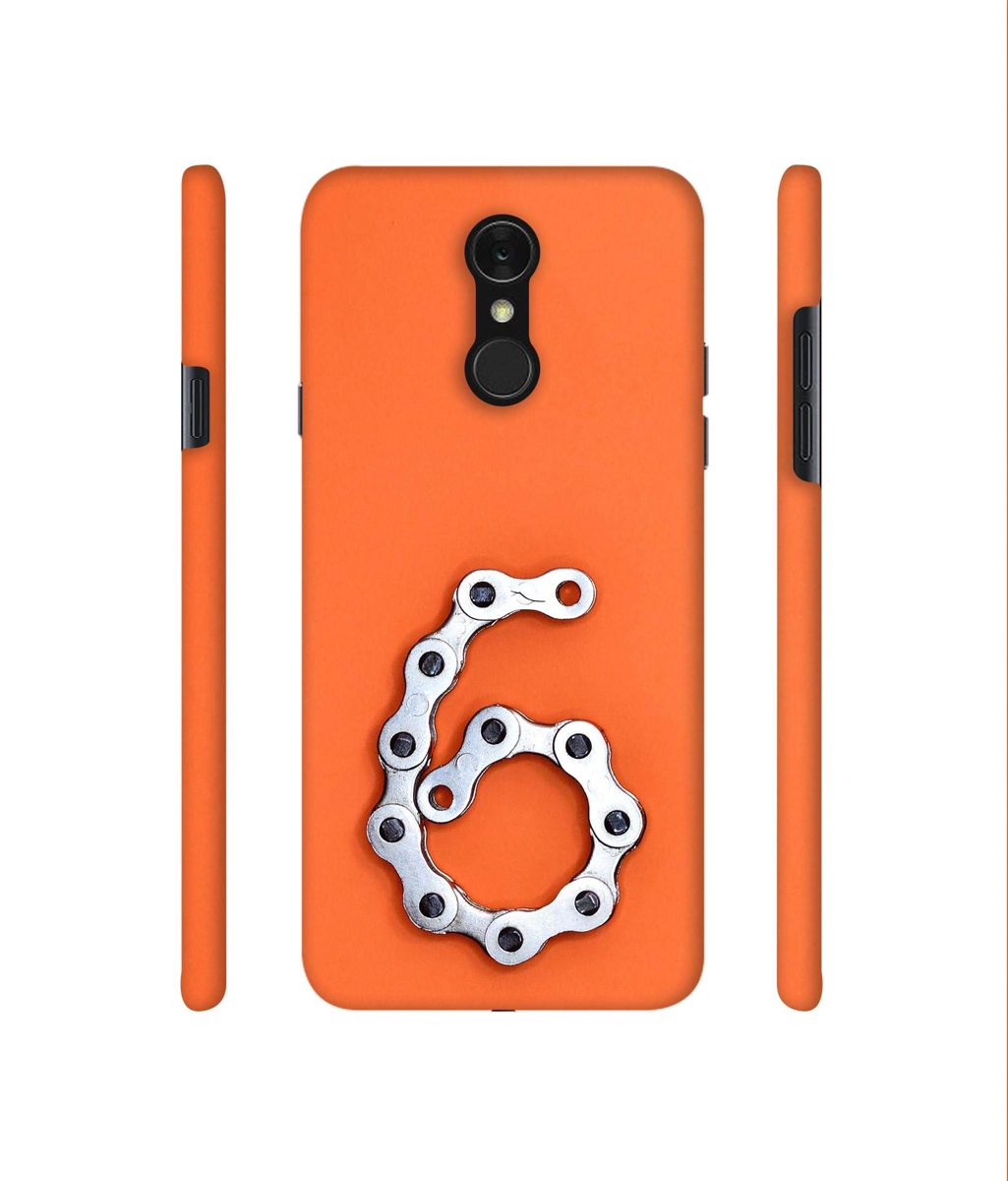 Amazon Brand - Solimo Designer Number Six 3D Printed Hard Back Case Mobile Cover for LG Q7