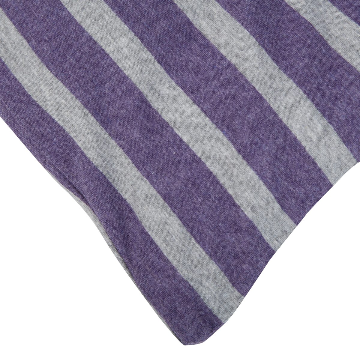 Pinzon Heather Jersey Yarn Dye Duvet Set, Heather Grey Stripe