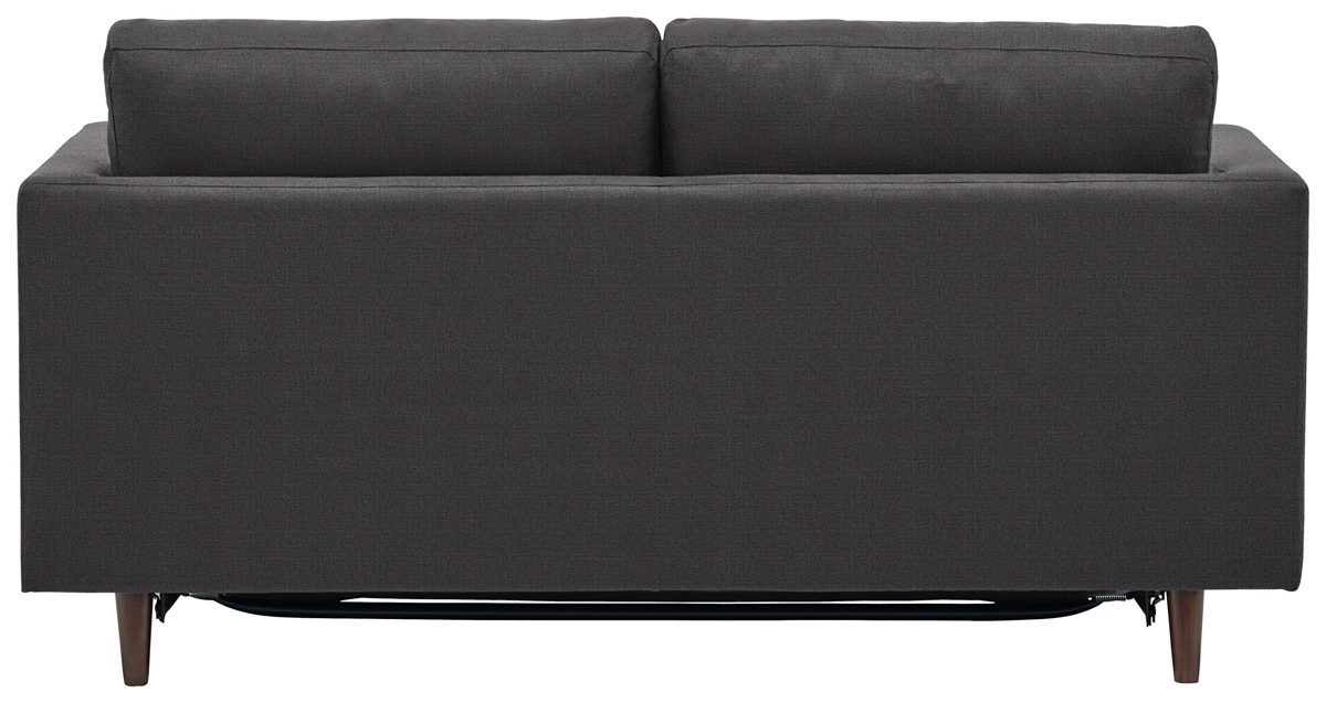 Rivet Revolve Modern Upholstered Sofa Bed, 70"W, Storm Grey