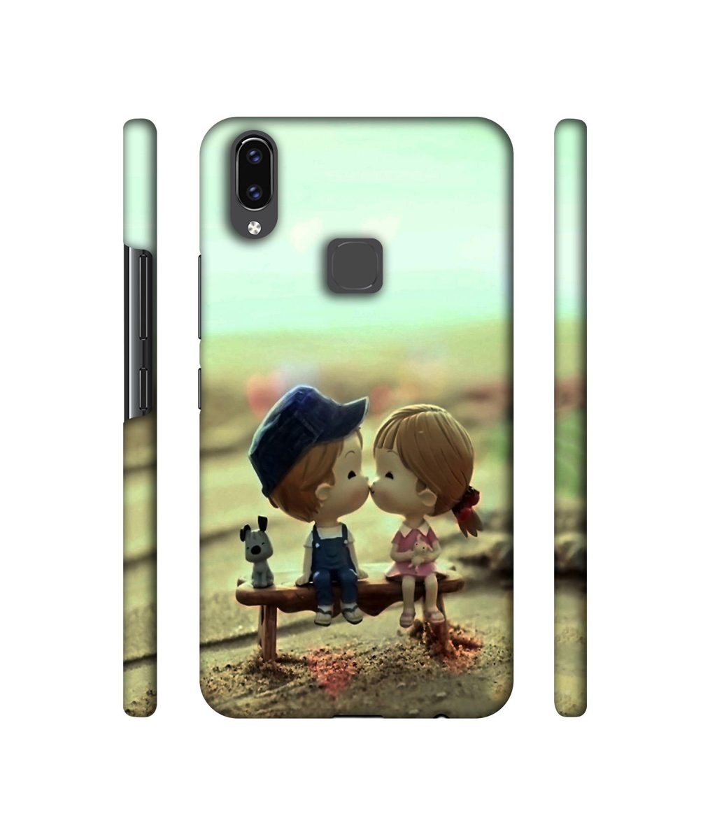 Amazon Brand - Solimo Designer Love Couples Pattern 3D Printed Hard Back Case Mobile Cover for Vivo V9 / V9 Pro