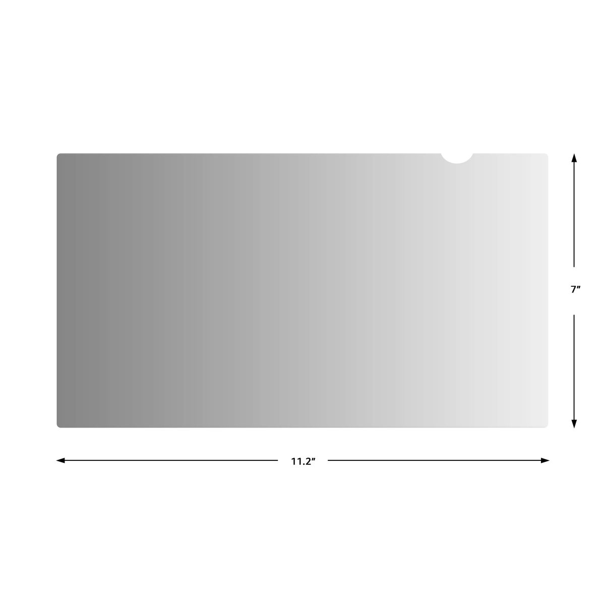 AmazonBasics Privacy Screen Filter for 13.3 Inch 16:10 Widescreen Monitor (Renewed)
