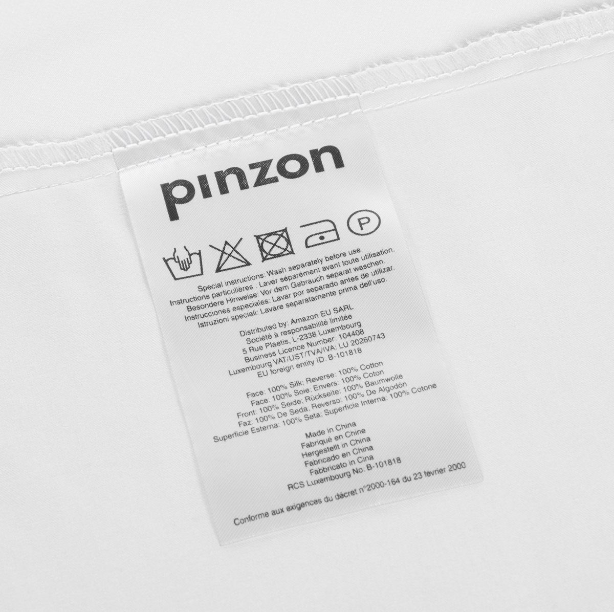 AmazonBasics Pinzon Mulberry Silk and Cotton Reversible Cushion Cover, 80x80cm