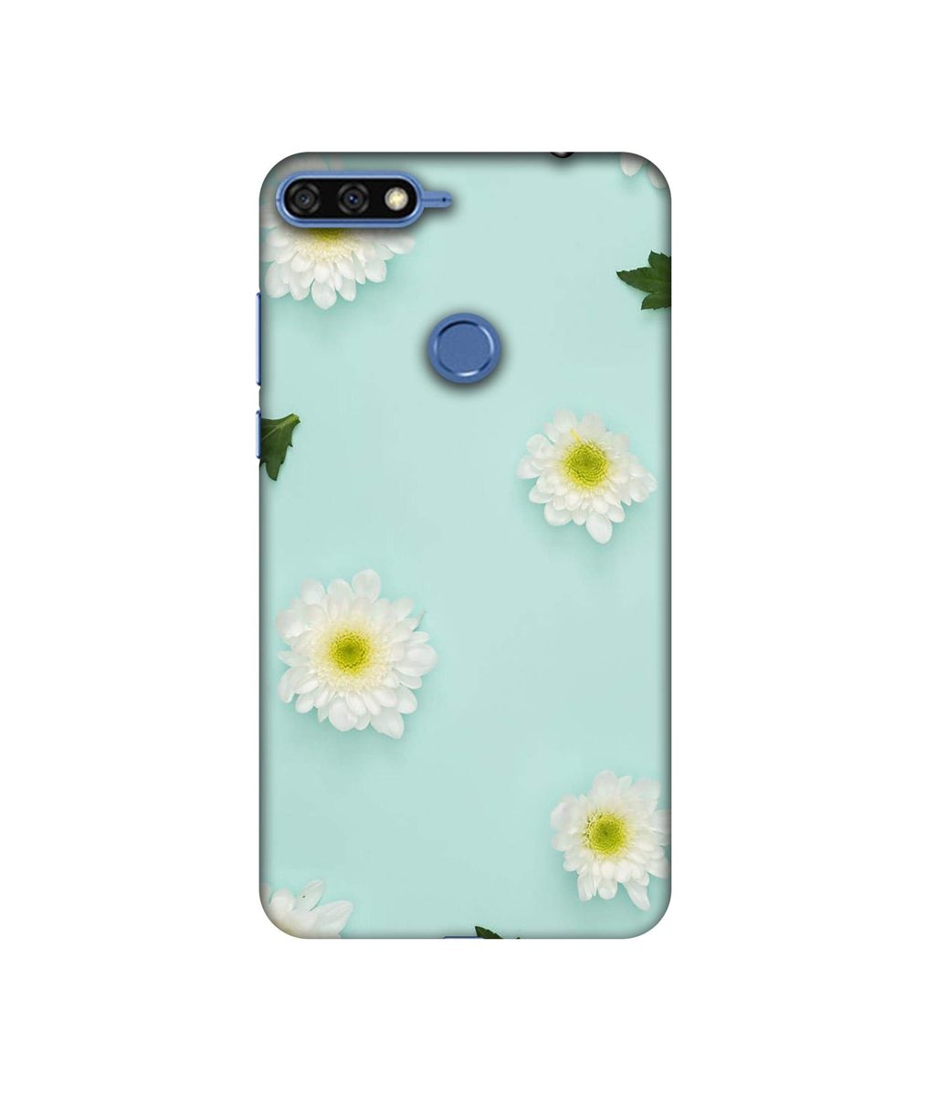Amazon Brand - Solimo Designer Flower Texture 3D Printed Hard Back Case Mobile Cover for Huawei Honor 7A