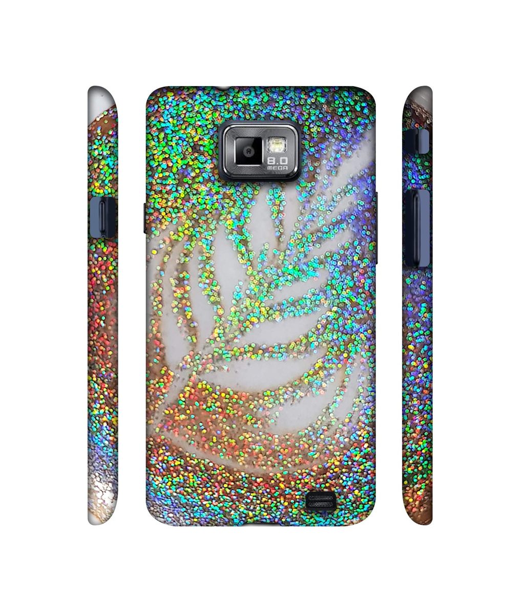 Amazon Brand - Solimo Designer Sparkle Coffee 3D Printed Hard Back Case Mobile Cover for Samsung Galaxy S2