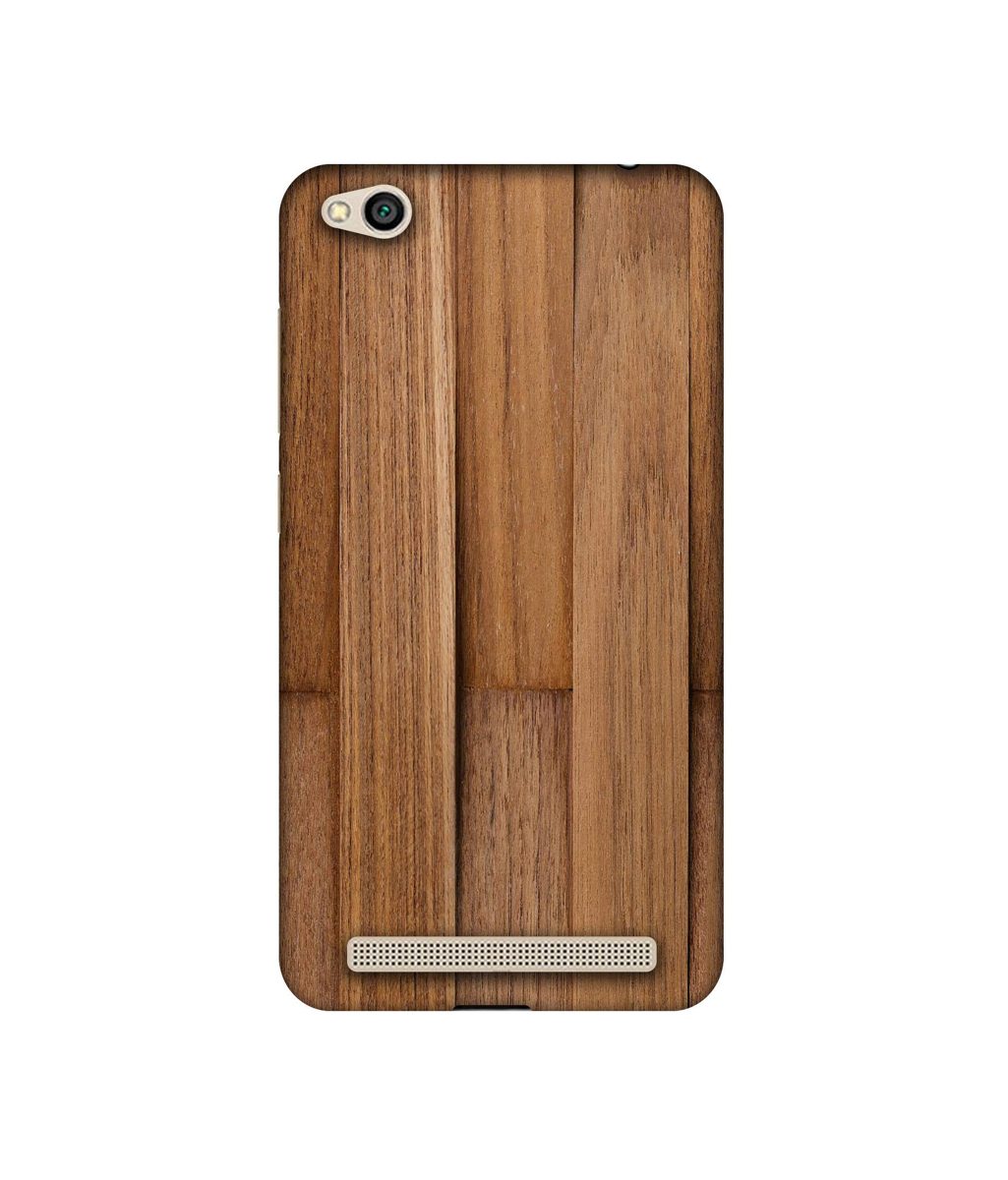 Amazon Brand - Solimo Designer Wooden Art UV Printed Soft Back Case Mobile Cover for Mi Redmi 5A