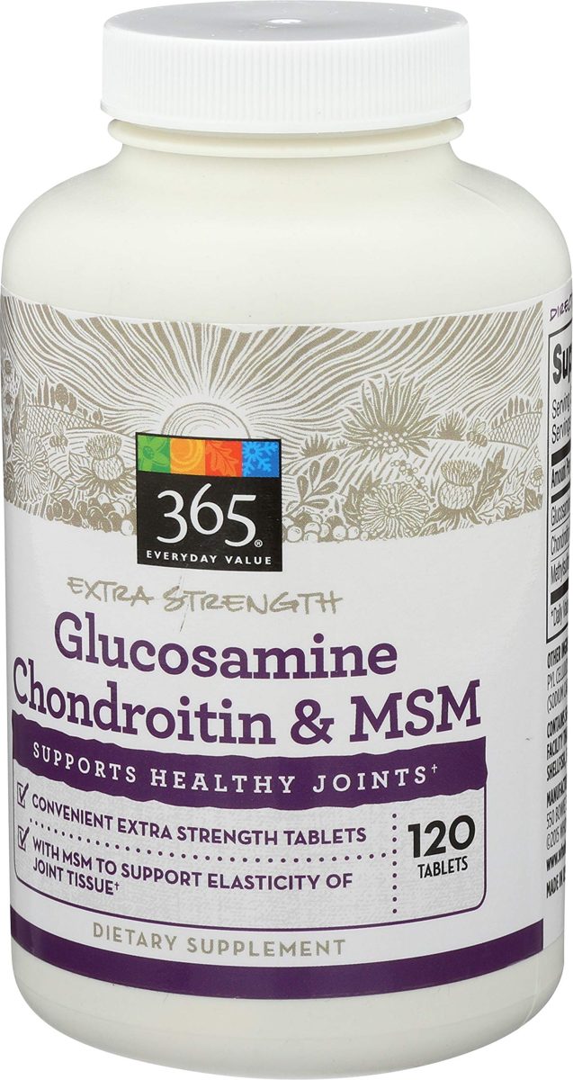 365 Everyday Value, Glucosamine Chondroitin & MSM, 120 ct