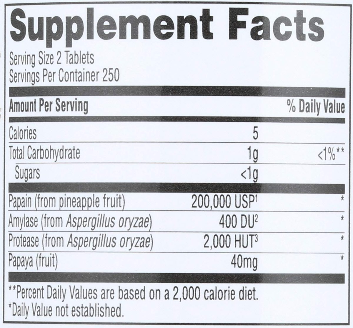 365 Everyday Value, Chewables Papaya Enzymes, 500 ct