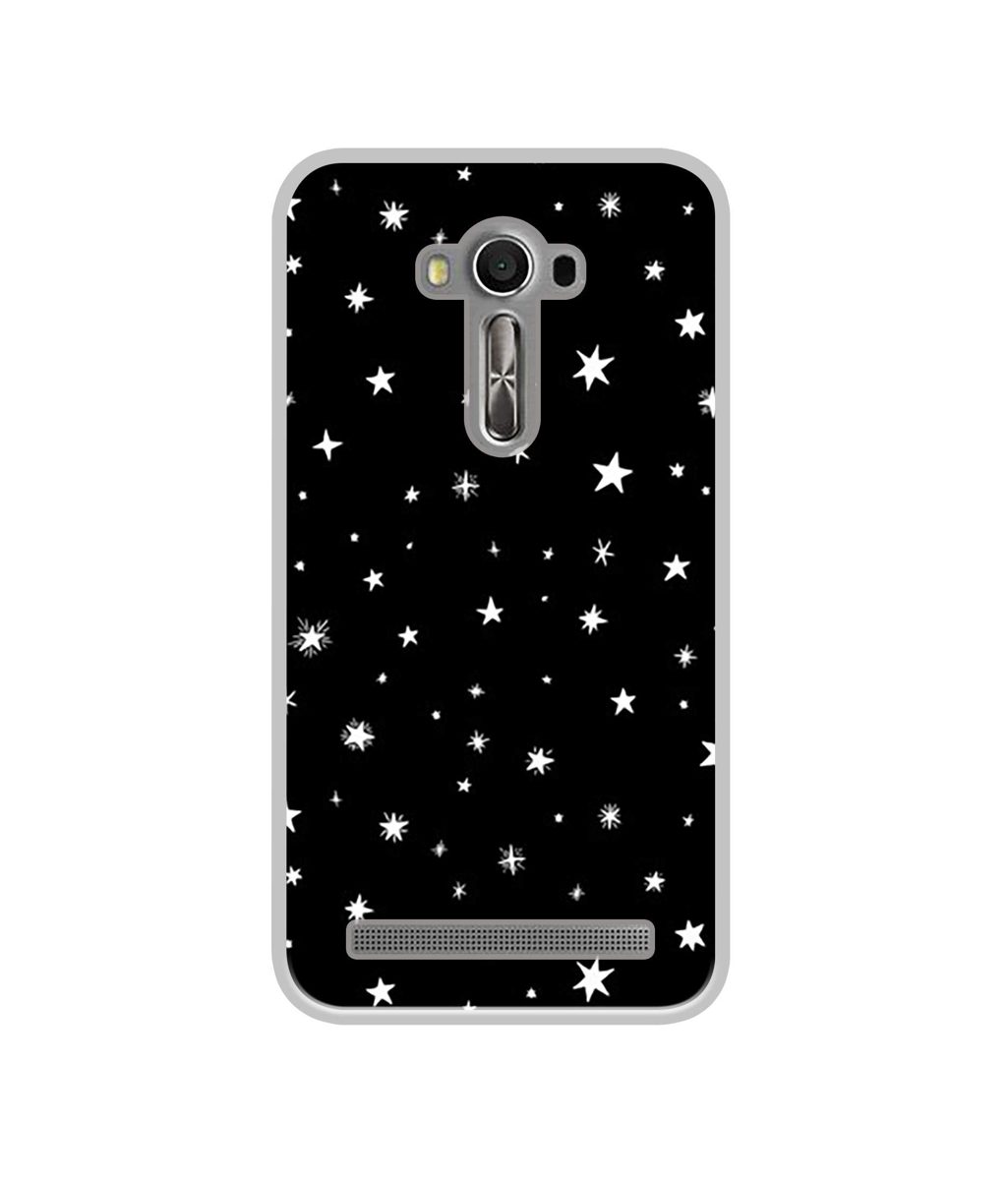 Amazon Brand - Solimo Designer Sperking Stars UV Printed Soft Back Case Mobile Cover for Asus Zenfone 2 Laser ZE550KL