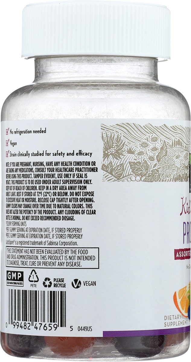 365 Everyday Value, Kid's Gummy Probiotic, Assorted Fruit Flavors, 60 ct