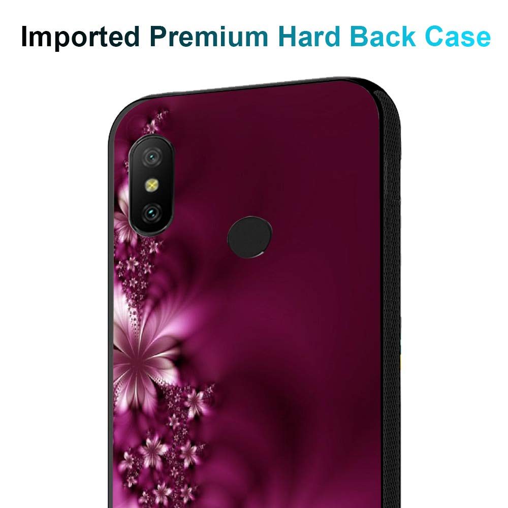 Amazon Brand - Solimo Designer Floral Printed Hard Back Case Mobile Cover for Xiaomi Redmi 6 Pro (D1159)