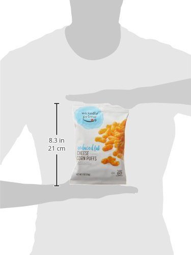 Wickedly Prime Reduced Fat Cheese-Flavored Corn Puffs, 1 Oz (Pack of 36)