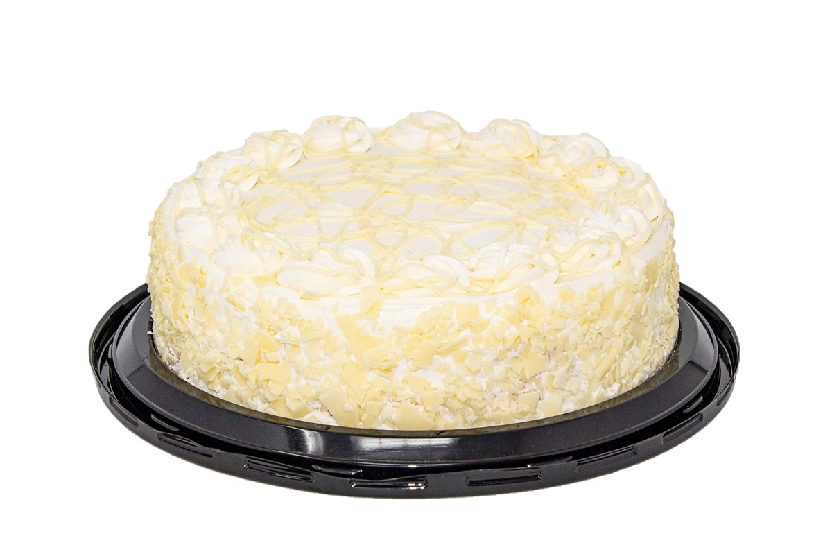 Fresh Prepared, White Vanilla Cake, 6 inch Round, 20 Oz