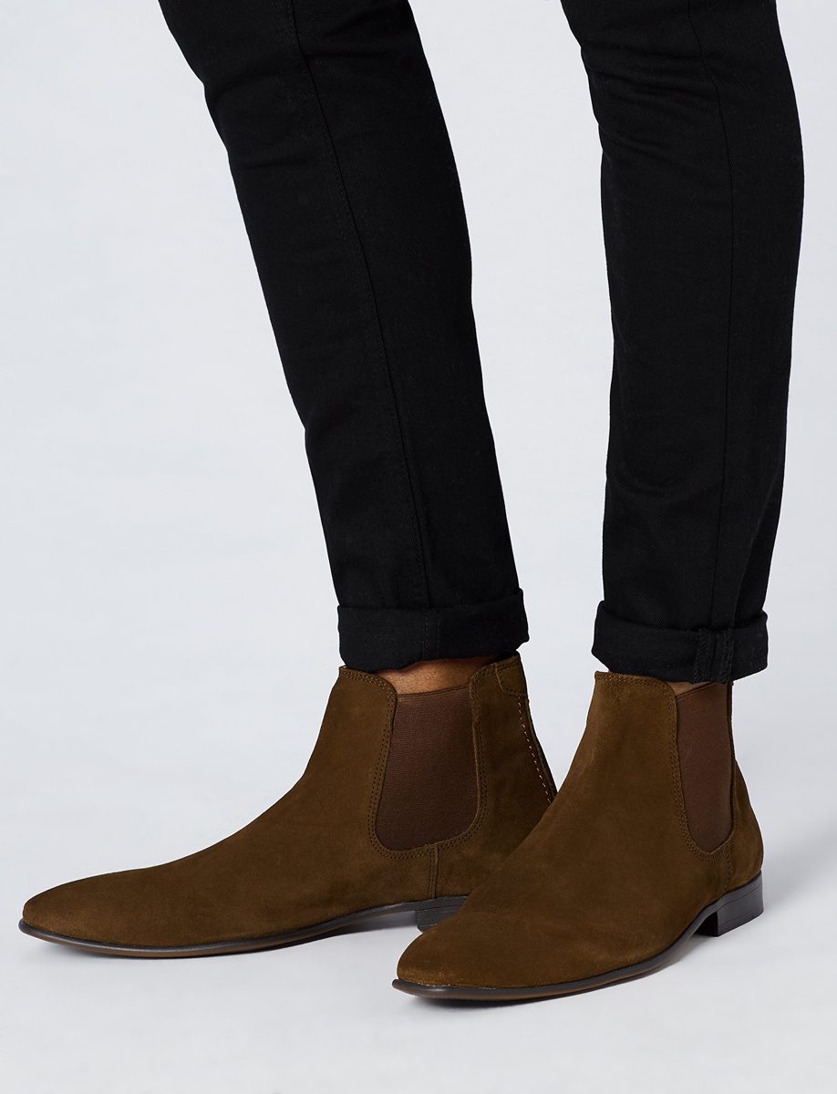 find. Amazon Brand Men's Albany Formal Suede, Brown, US 11.5