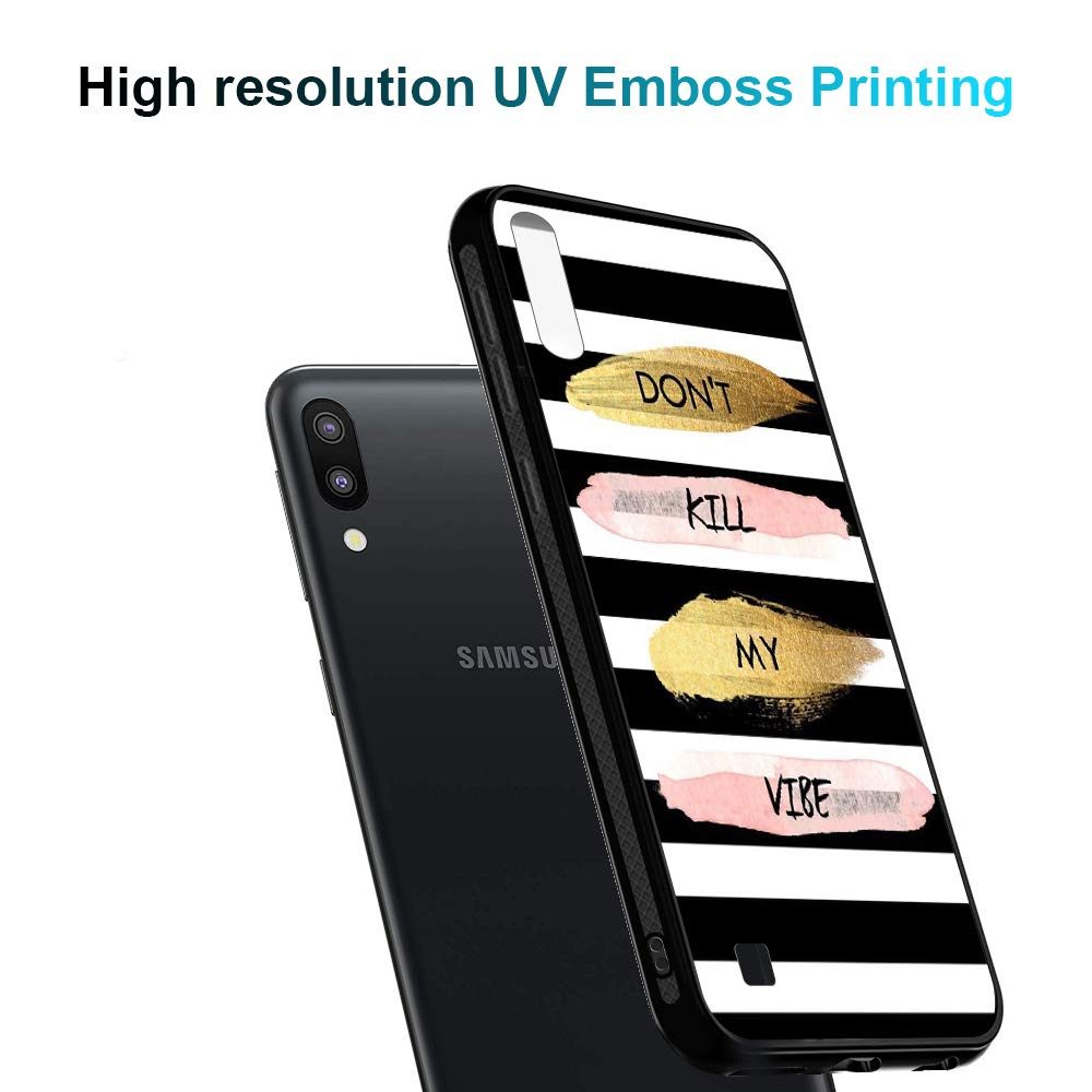 Amazon Brand - Solimo Designer Don't Kill My Vibe Printed Hard Back Case Mobile Cover for Samsung Galaxy M10 (D1204)