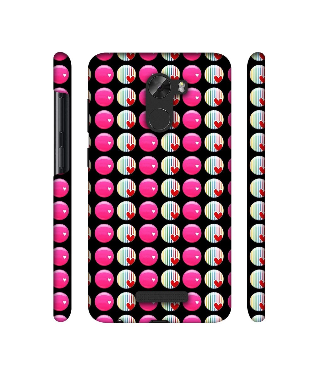 Amazon Brand - Solimo Designer Small Two Color Circle 3D Printed Hard Back Case Mobile Cover for Gionee A1 Lite