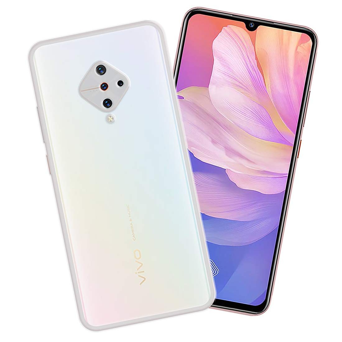 Amazon Brand - Solimo Anti Dust Plug Mobile Cover (Soft & Flexible Back case), for Vivo S1 Pro (Transparent)