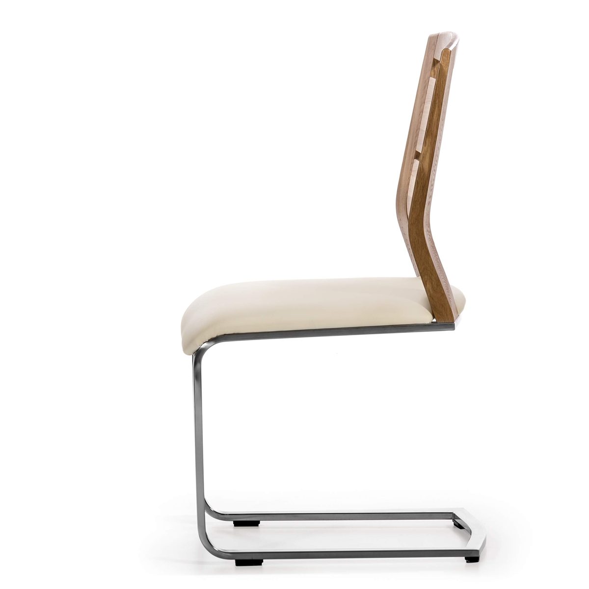 Amazon Brand - Alkove - Hayes - Modern Solid Wood Chairs Set of 2 with Padded Seat - Wild Oak