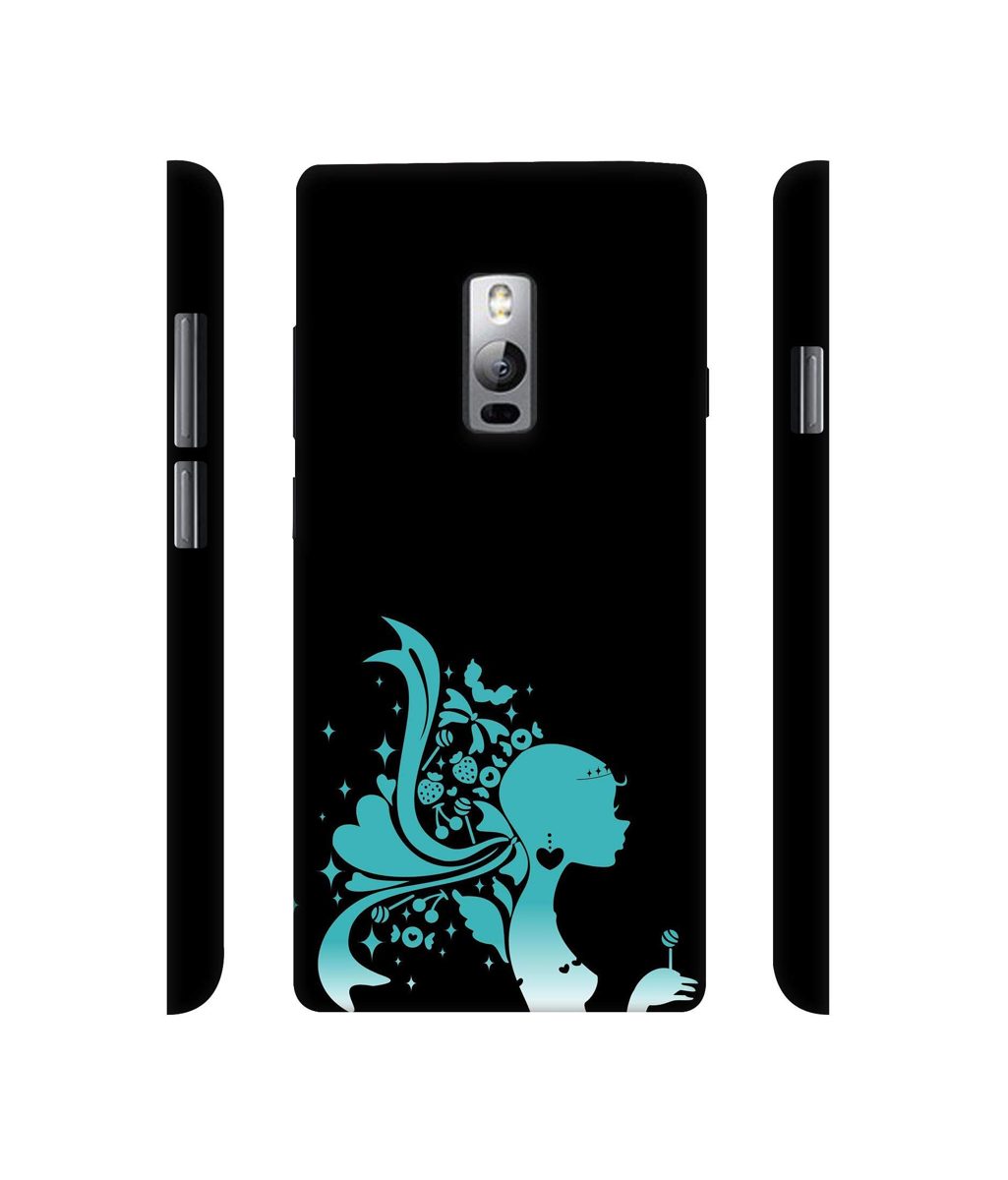 Amazon Brand - Solimo Designer Lady Vector N 3D Printed Hard Back Case Mobile Cover for OnePlus 2