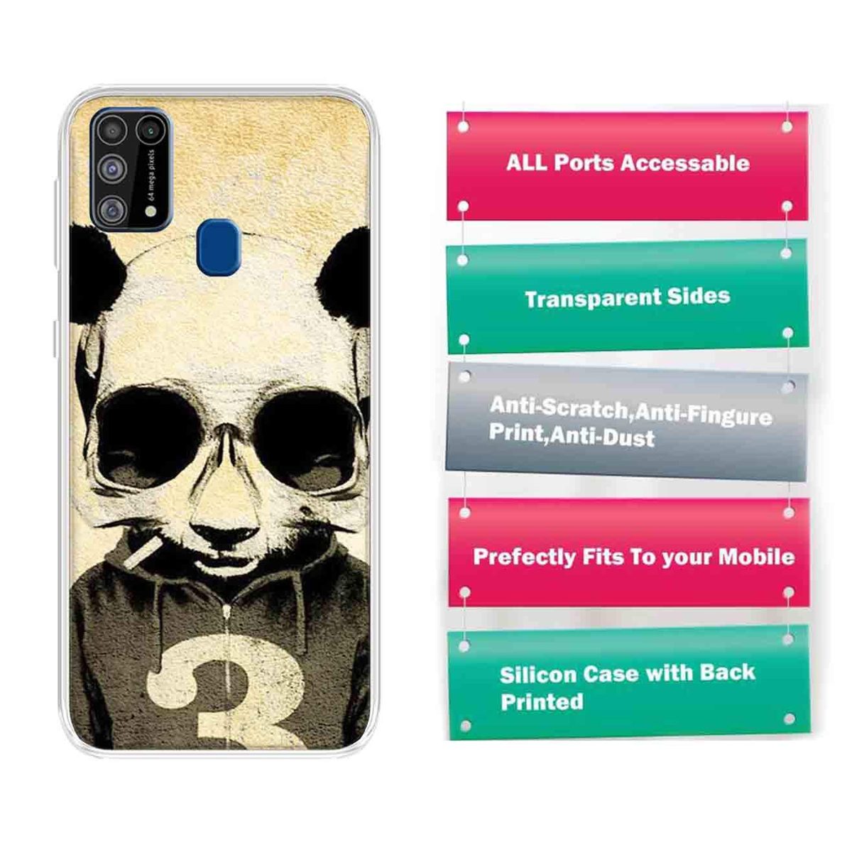 Amazon Brand - Solimo Designer Multicolor Superhero Printed Soft Back Case Mobile Cover for Samsung Galaxy M31
