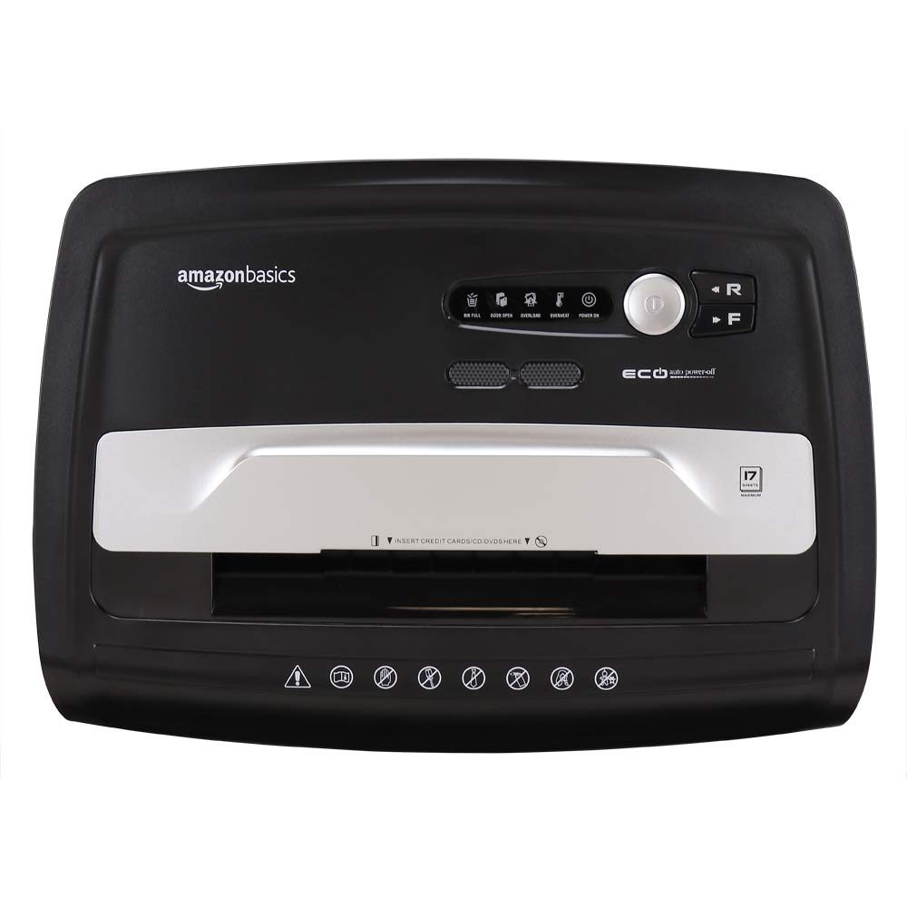 AmazonBasics 17-Sheet High-Security Micro-Cut Paper